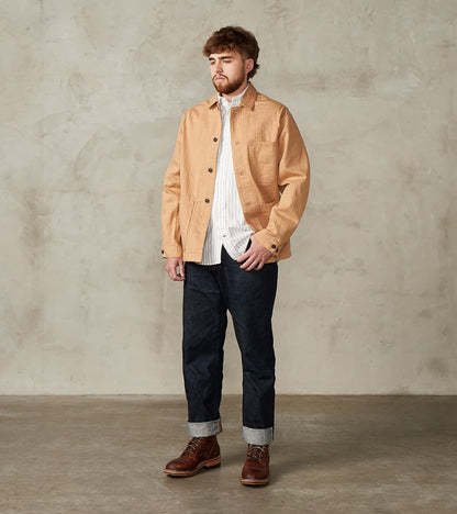 Studio D'Artisan Natural Brown Fox Cotton Military Herringbone Twill W…