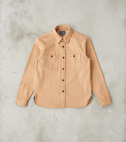 Studio D'Artisan Natural Brown Fox Cotton Twill Workshirt
