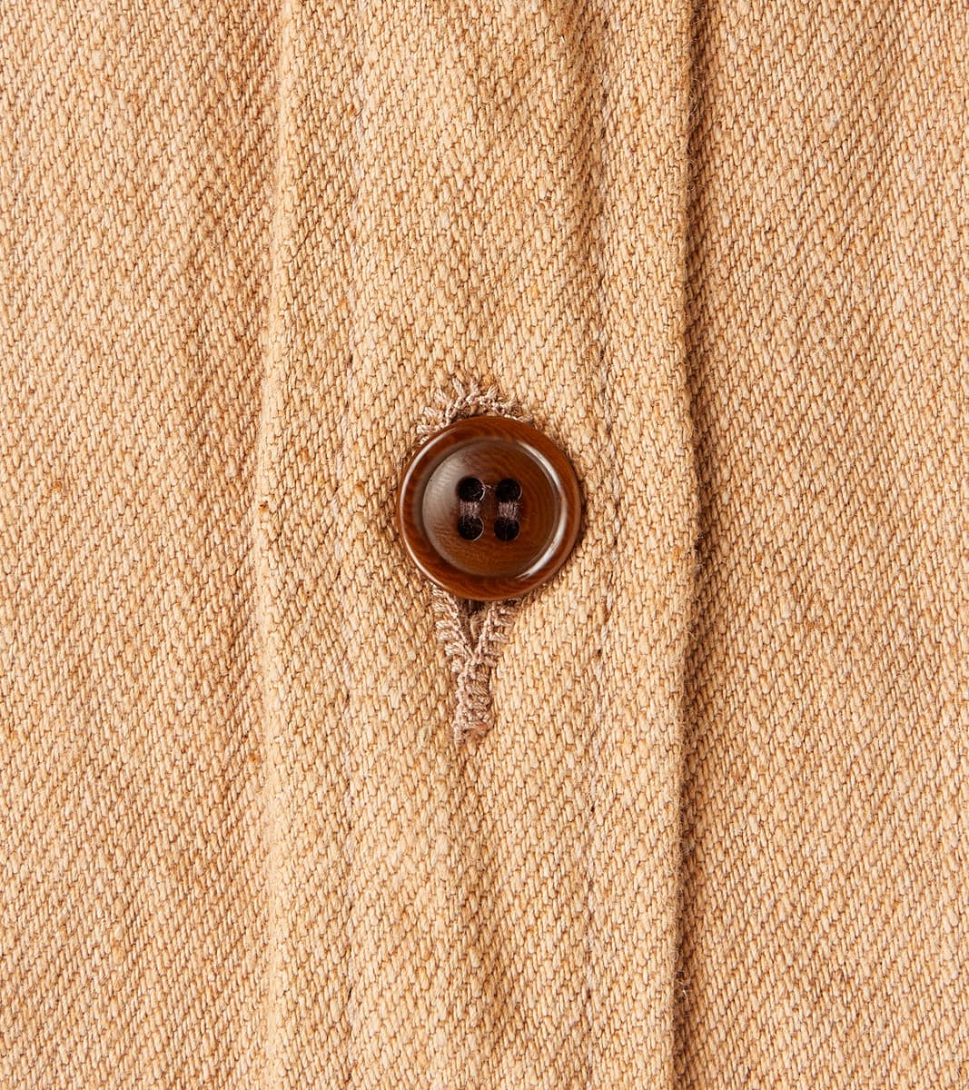 Natural Brown Fox Cotton Twill Workshirt