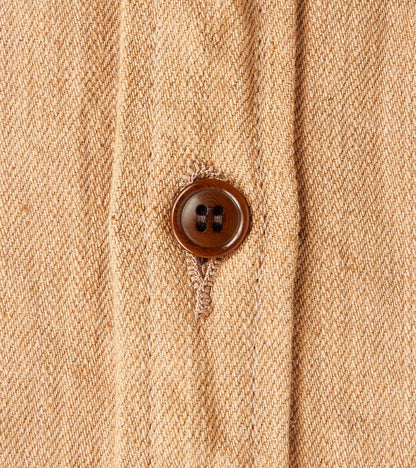 Natural Brown Fox Cotton Twill Workshirt