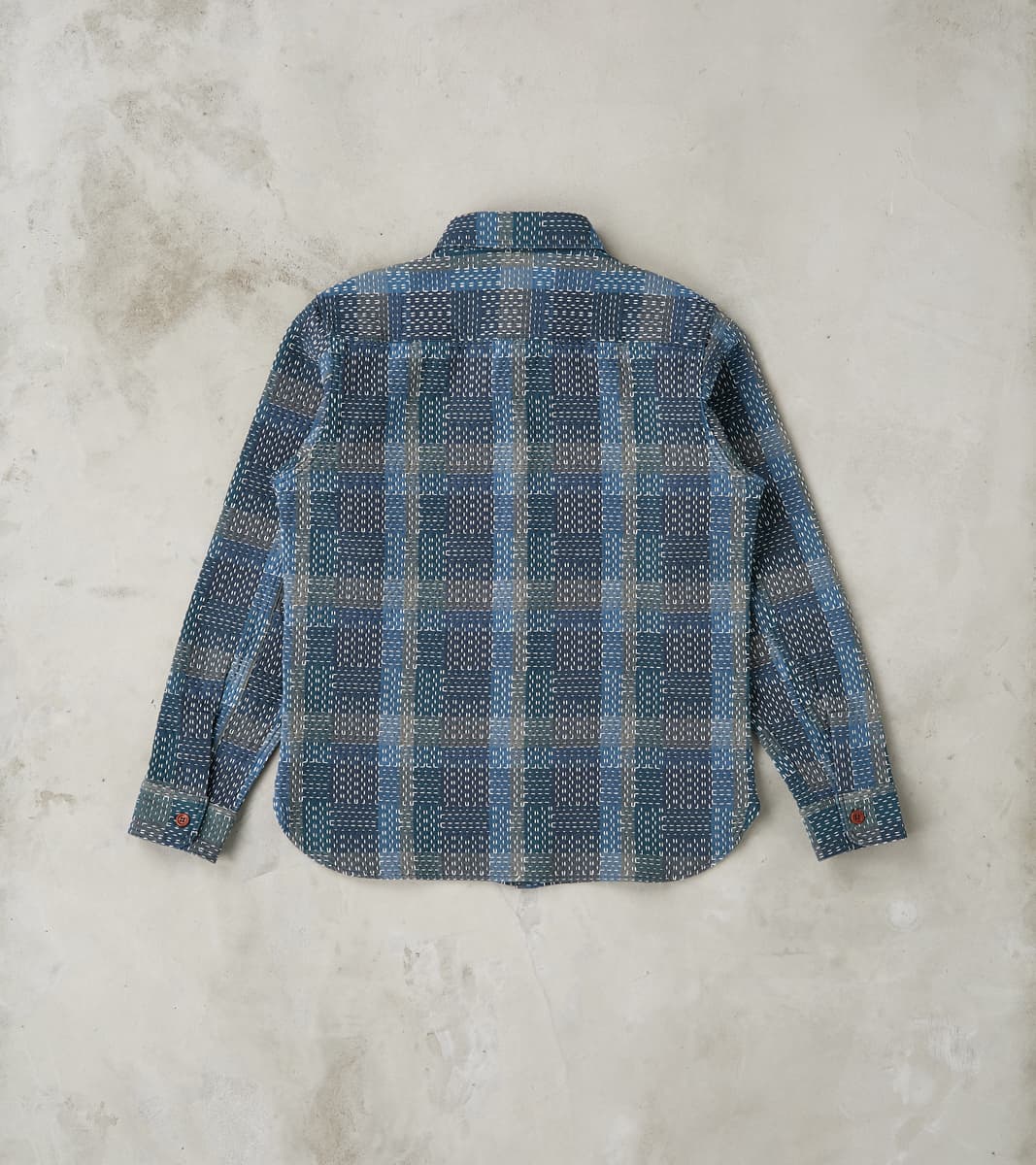 Noragi Blue Sashiko Workshirt