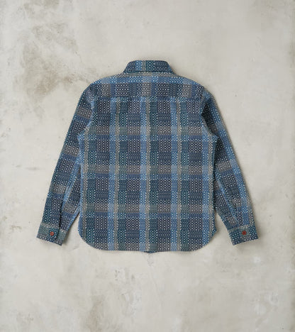 Noragi Blue Sashiko Workshirt