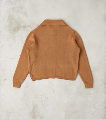 Lot. 521 Turtleneck Cardigan - Merino Lambswool - Camel