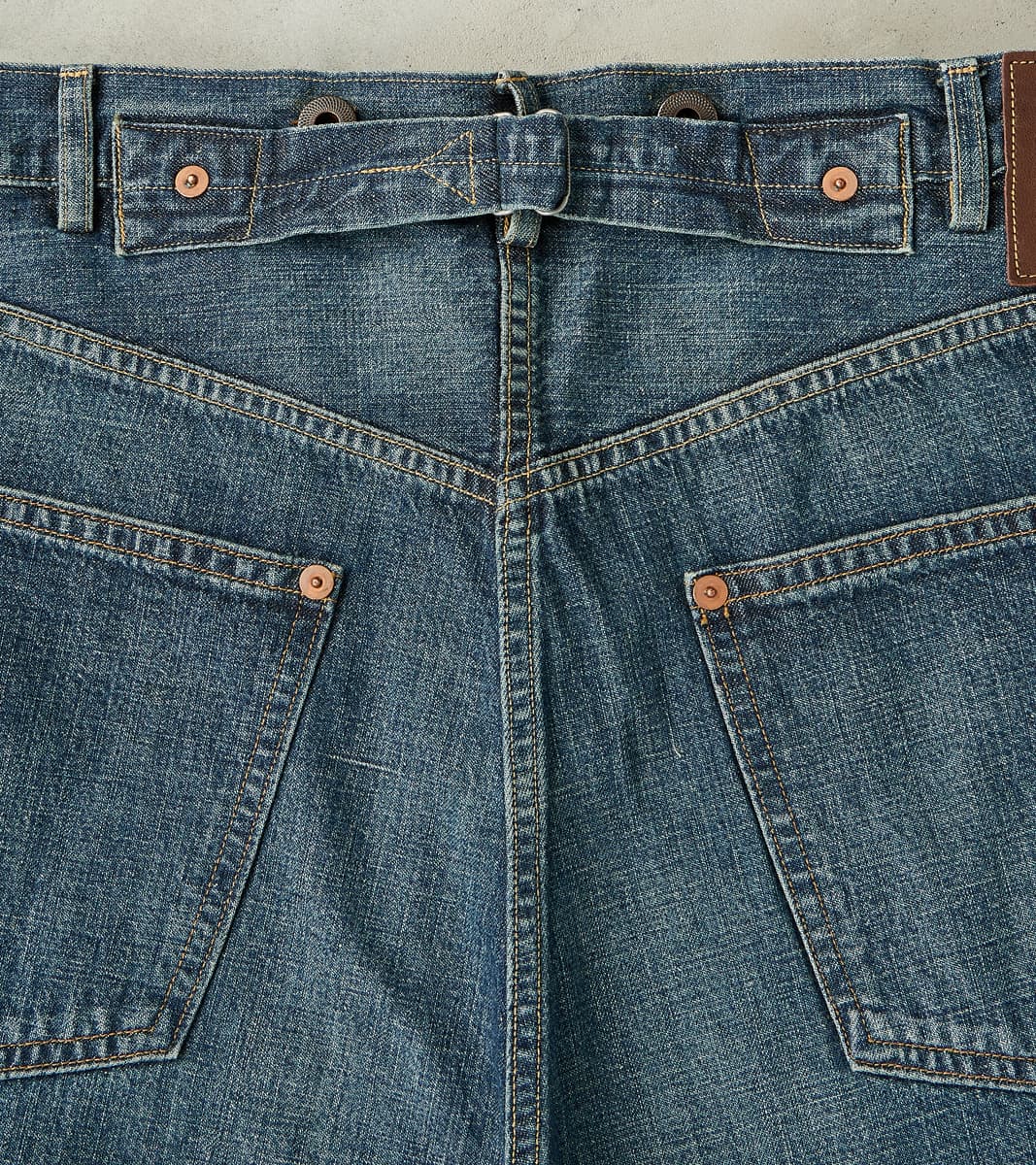 Lot. 721 Denim 1930s Trousers - Straight - Damaged Indigo