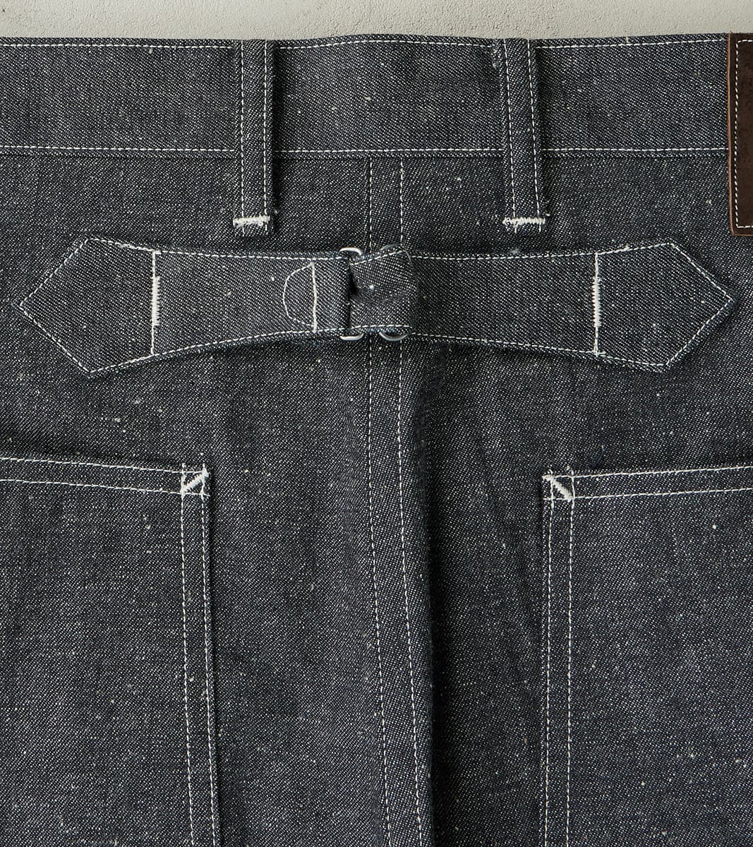 Lot. 717 Denim Painter Pants - Wide Straight - Raw Green Cast Indigo