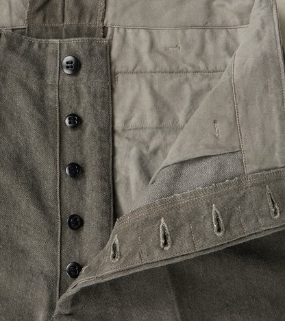 Lot. 221 Field Trousers - Cotton Washi Twill - Sumi Dyed Charcoal