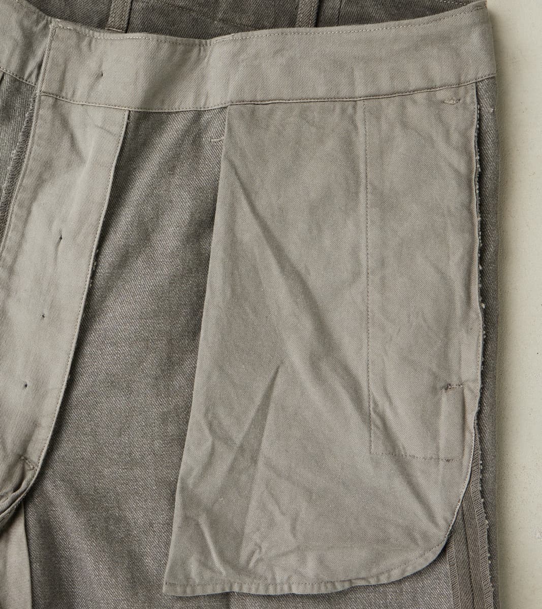 Lot. 221 Field Trousers - Cotton Washi Twill - Sumi Dyed Charcoal