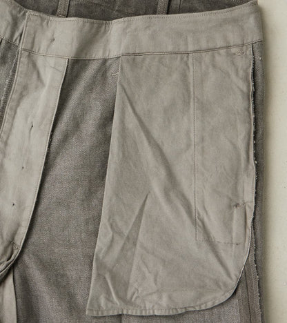 Lot. 221 Field Trousers - Cotton Washi Twill - Sumi Dyed Charcoal