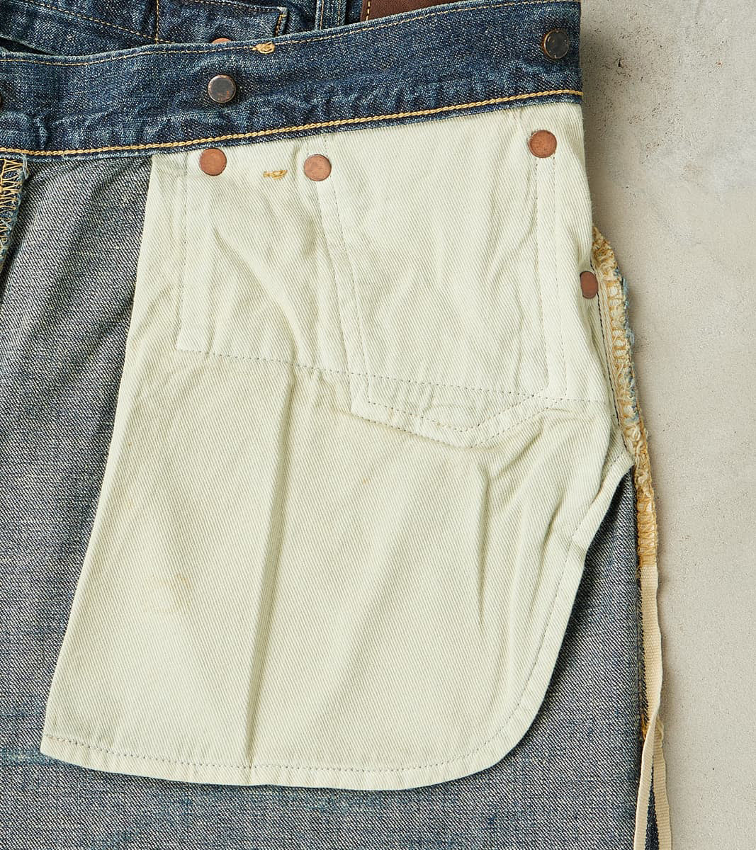 Lot. 721 Denim 1930s Trousers - Straight - Damaged Indigo