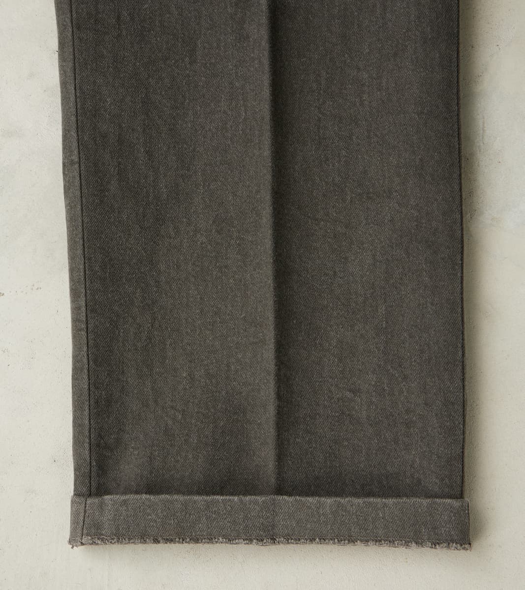 Lot. 221 Field Trousers - Cotton Washi Twill - Sumi Dyed Charcoal