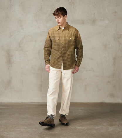 Taiga Takahashi T.T Lot. 117 Work Shirt - Amundsen Dobby Check - Faded…