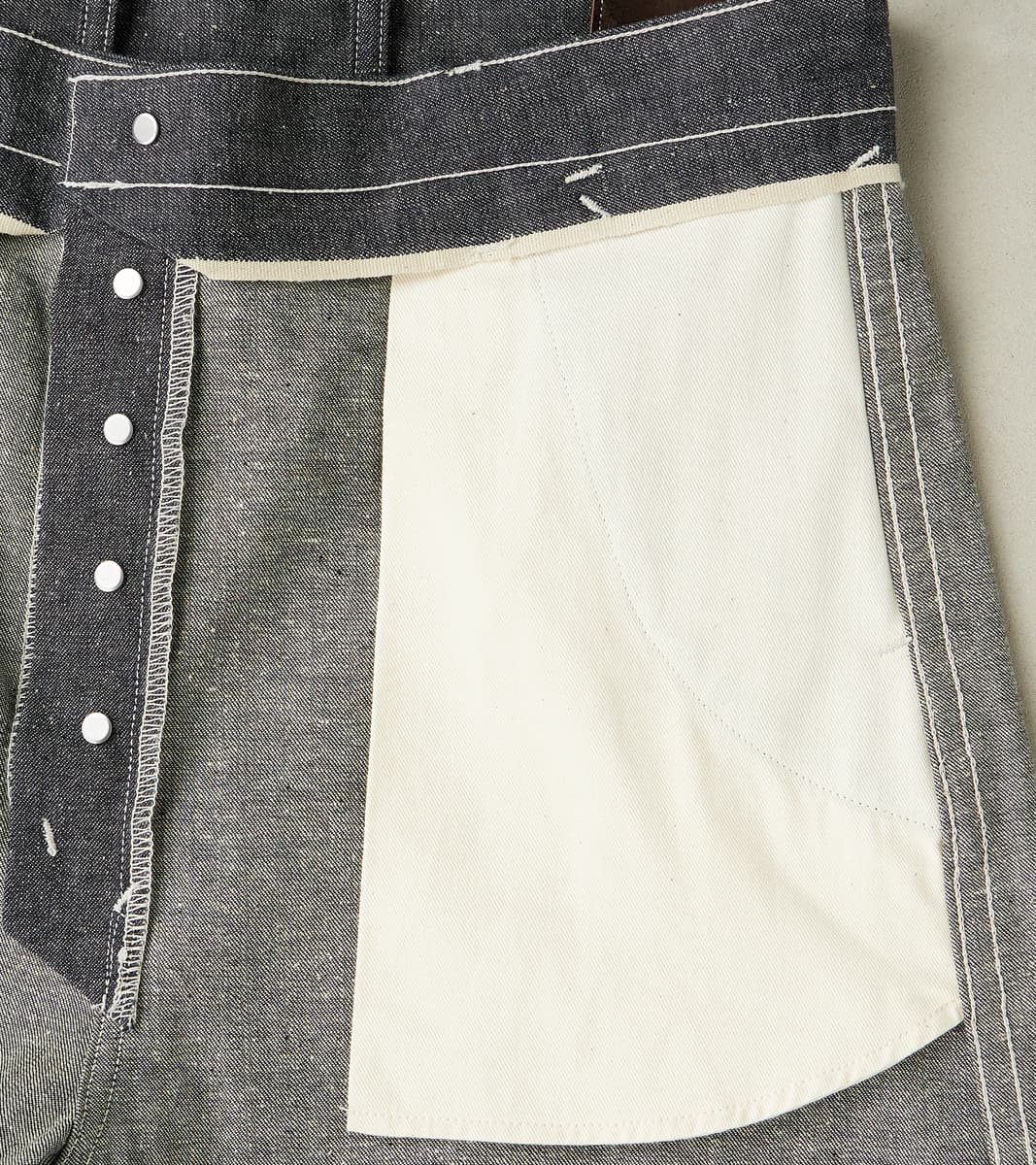 Lot. 717 Denim Painter Pants - Wide Straight - Raw Green Cast Indigo