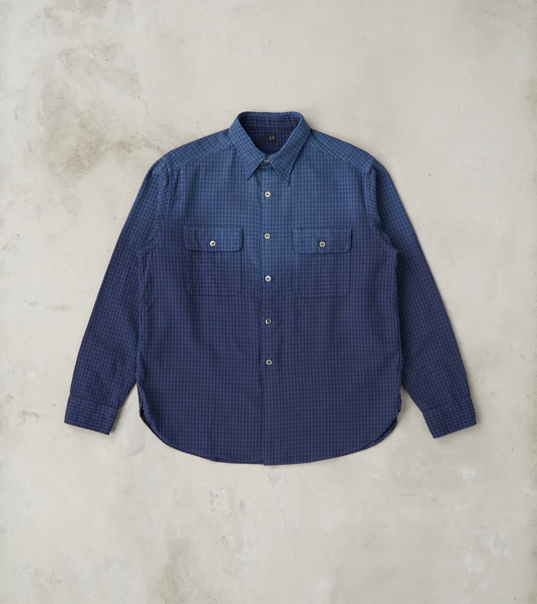 Taiga Takahashi T.T Lot. 117 Work Shirt - Amundsen Dobby Check - Faded…