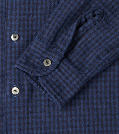 Lot. 117 Work Shirt - Amundsen Dobby Check - Faded Navy