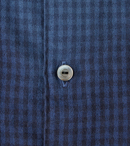 Lot. 117 Work Shirt - Amundsen Dobby Check - Faded Navy