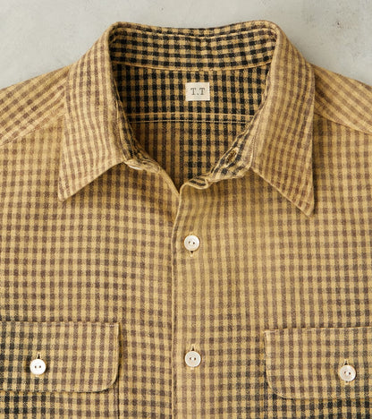 Lot. 117 Work Shirt - Amundsen Dobby Check - Faded Beige
