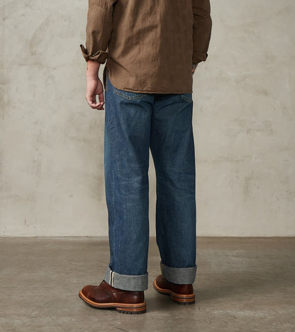 Lot. 721 Denim 1930s Trousers - Straight - Damaged Indigo