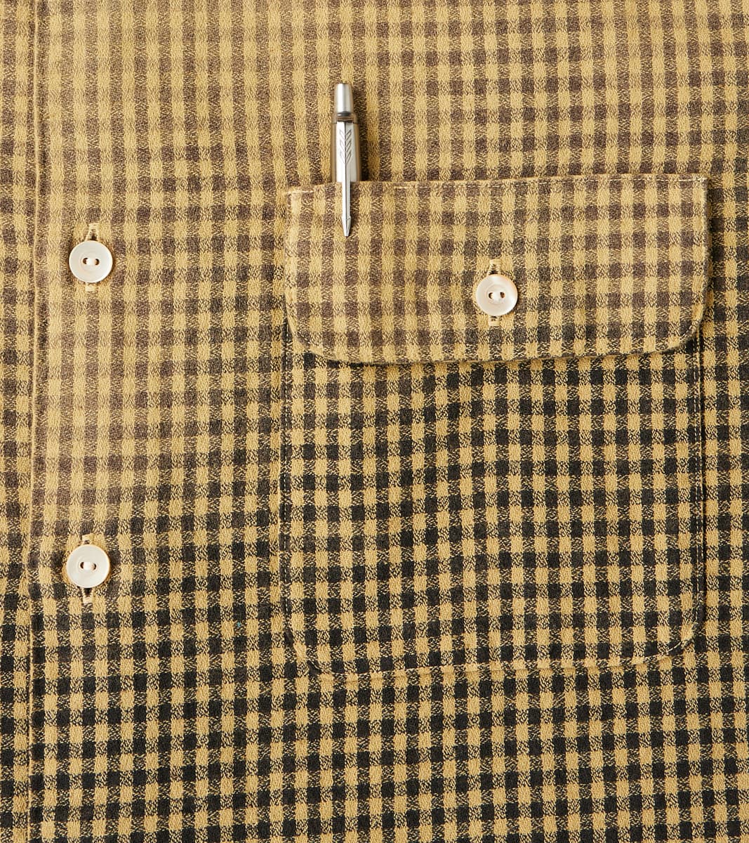 Lot. 117 Work Shirt - Amundsen Dobby Check - Faded Beige