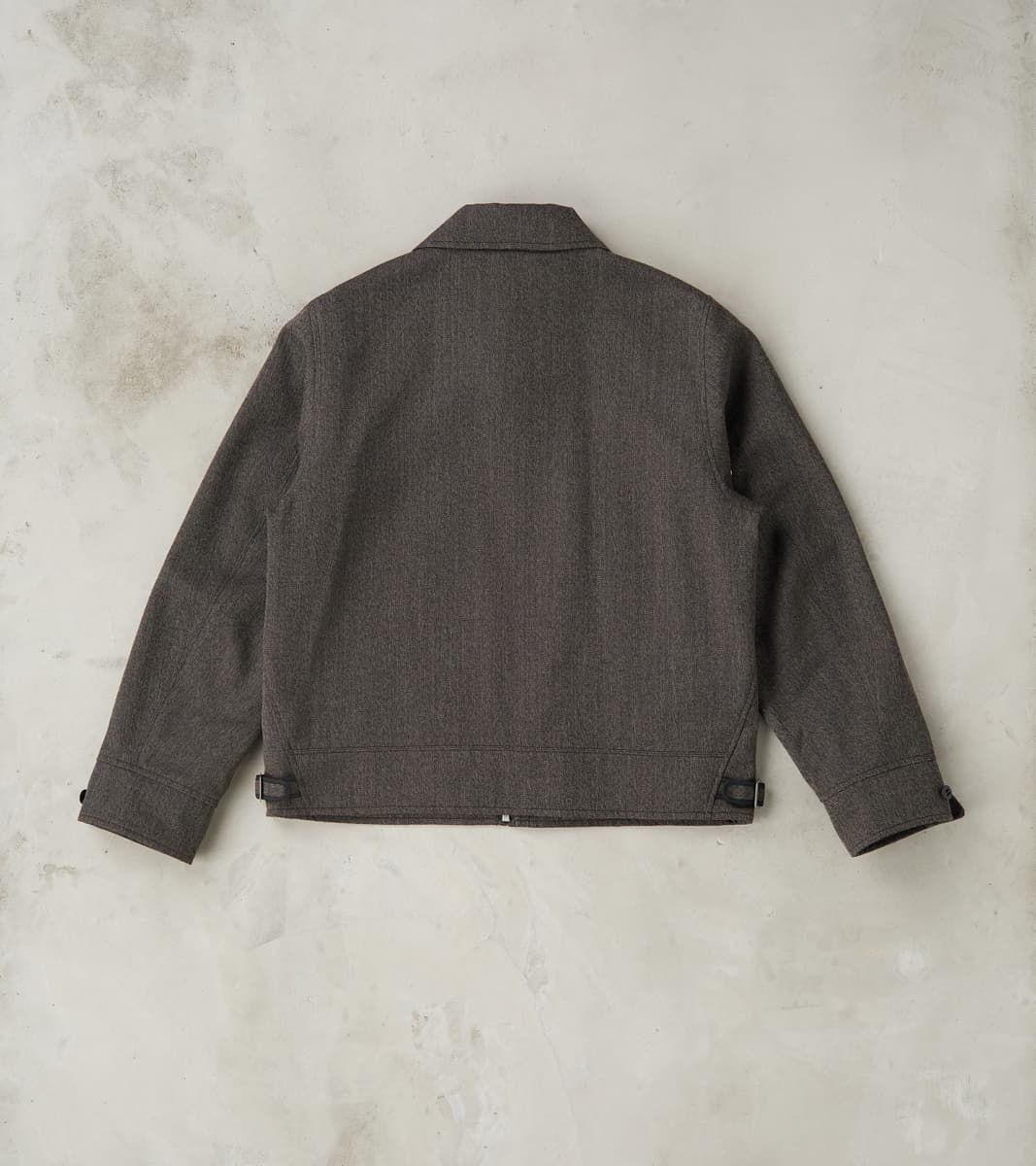 Lot. 306 Cossack Jacket - Serge Twill Wool - Melange Charcoal