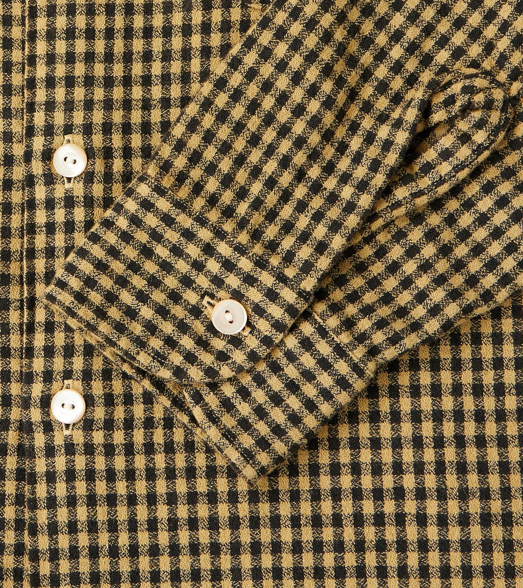 Lot. 117 Work Shirt - Amundsen Dobby Check - Faded Beige
