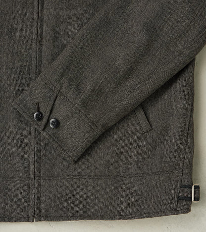 Lot. 306 Cossack Jacket - Serge Twill Wool - Melange Charcoal