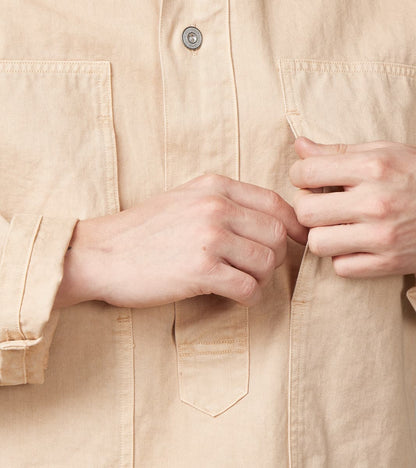Lot. 326 US Army M-35 Pullover - Chino Cloth - Yakusugi Dyed Beige