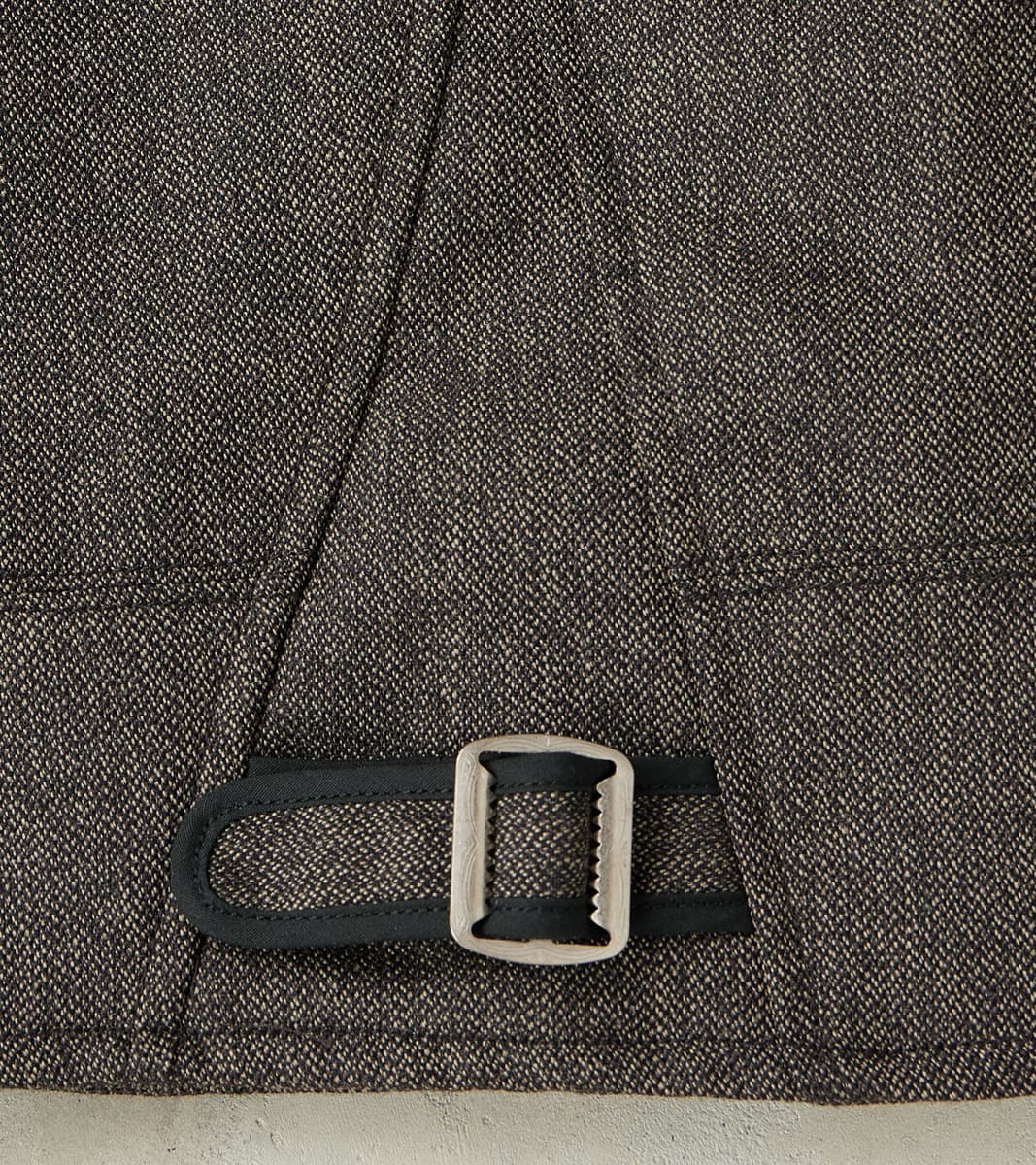 Lot. 306 Cossack Jacket - Serge Twill Wool - Melange Charcoal