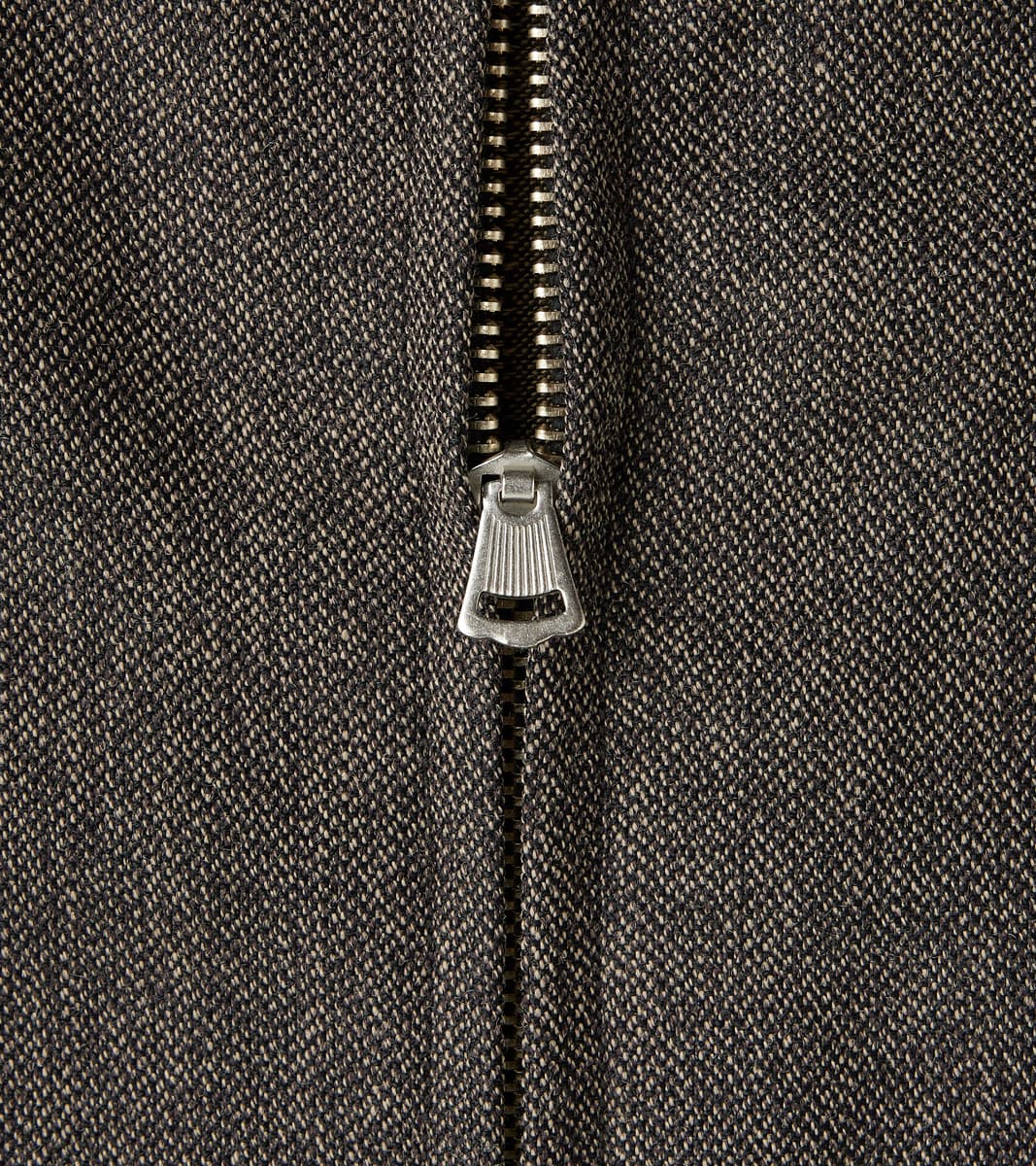 Lot. 306 Cossack Jacket - Serge Twill Wool - Melange Charcoal