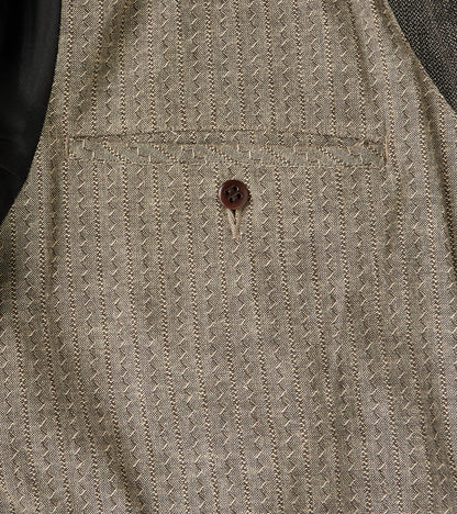 Lot. 306 Cossack Jacket - Serge Twill Wool - Melange Charcoal