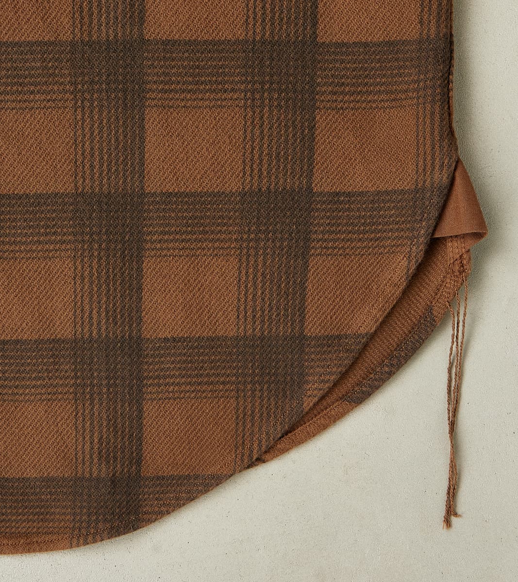 Lot. 111 Work Shirt - Printed Check Twill Flannel - Brown