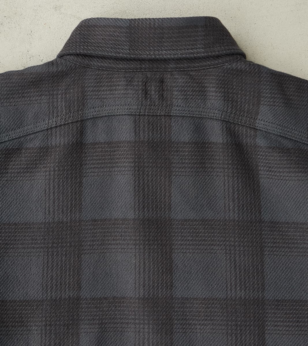 Lot. 111 Work Shirt - Printed Check Twill Flannel - Charcoal