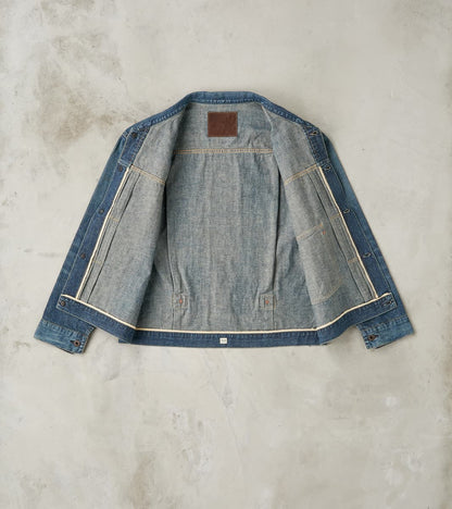 Lot. 720 Denim 1930s Jacket - Damaged Indigo