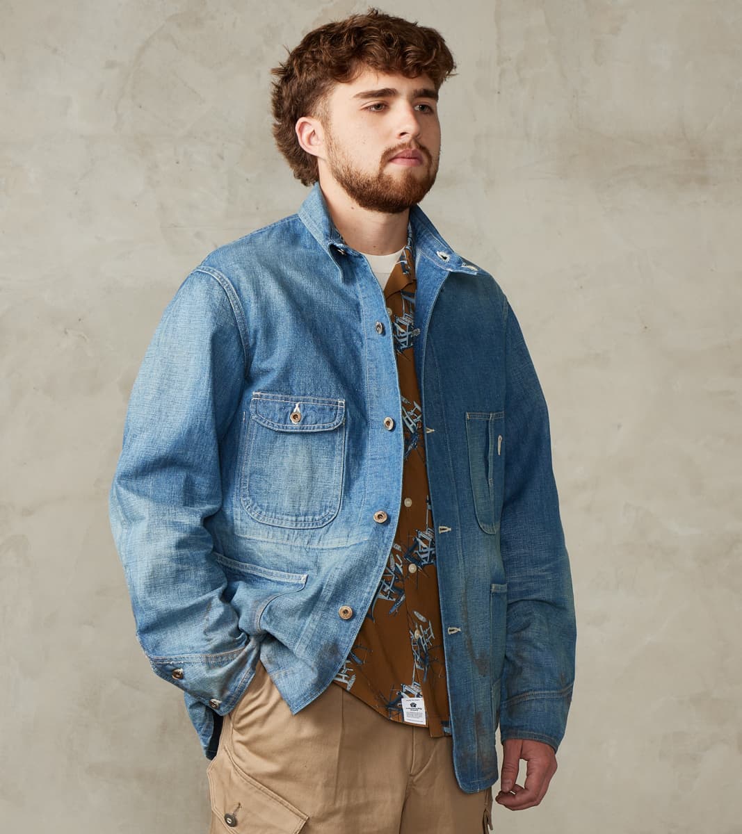 Lot. 716 Denim Coverall Jacket - Damaged Indigo