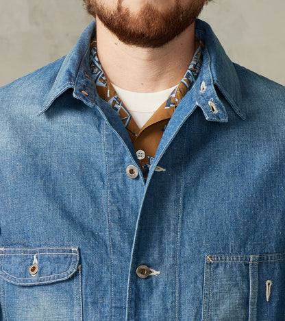 Lot. 716 Denim Coverall Jacket - Damaged Indigo