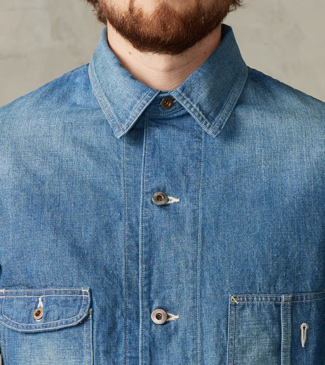 Lot. 716 Denim Coverall Jacket - Damaged Indigo