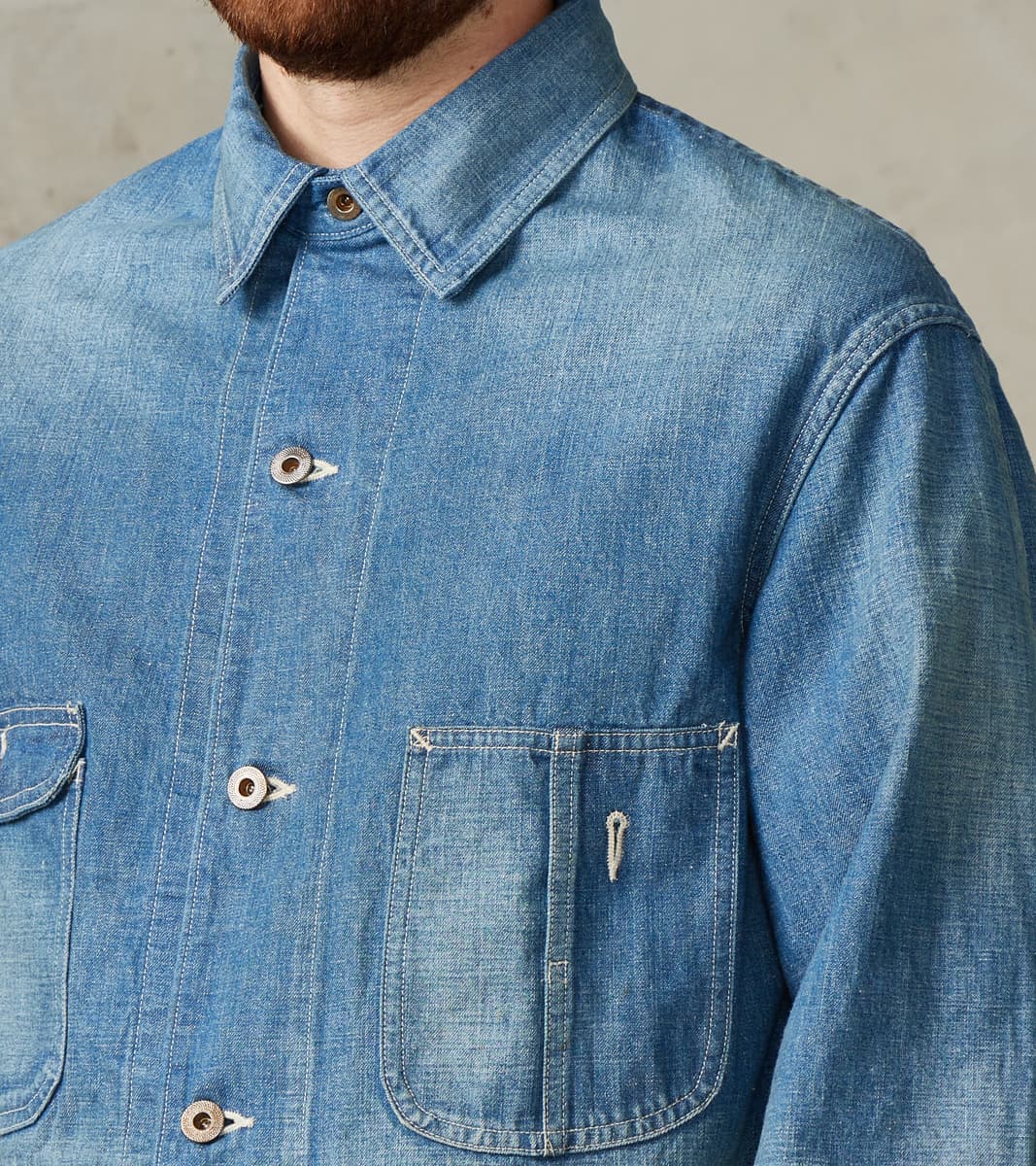 Lot. 716 Denim Coverall Jacket - Damaged Indigo