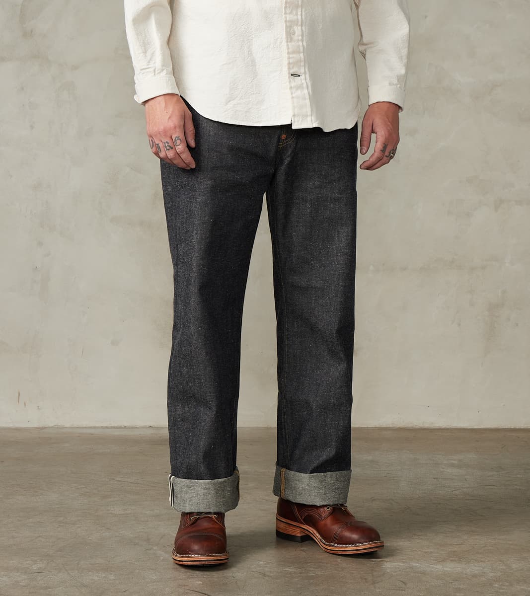Taiga Takahashi T.T Lot. 721 Denim 1930s Trousers - Straight - Raw Ind…