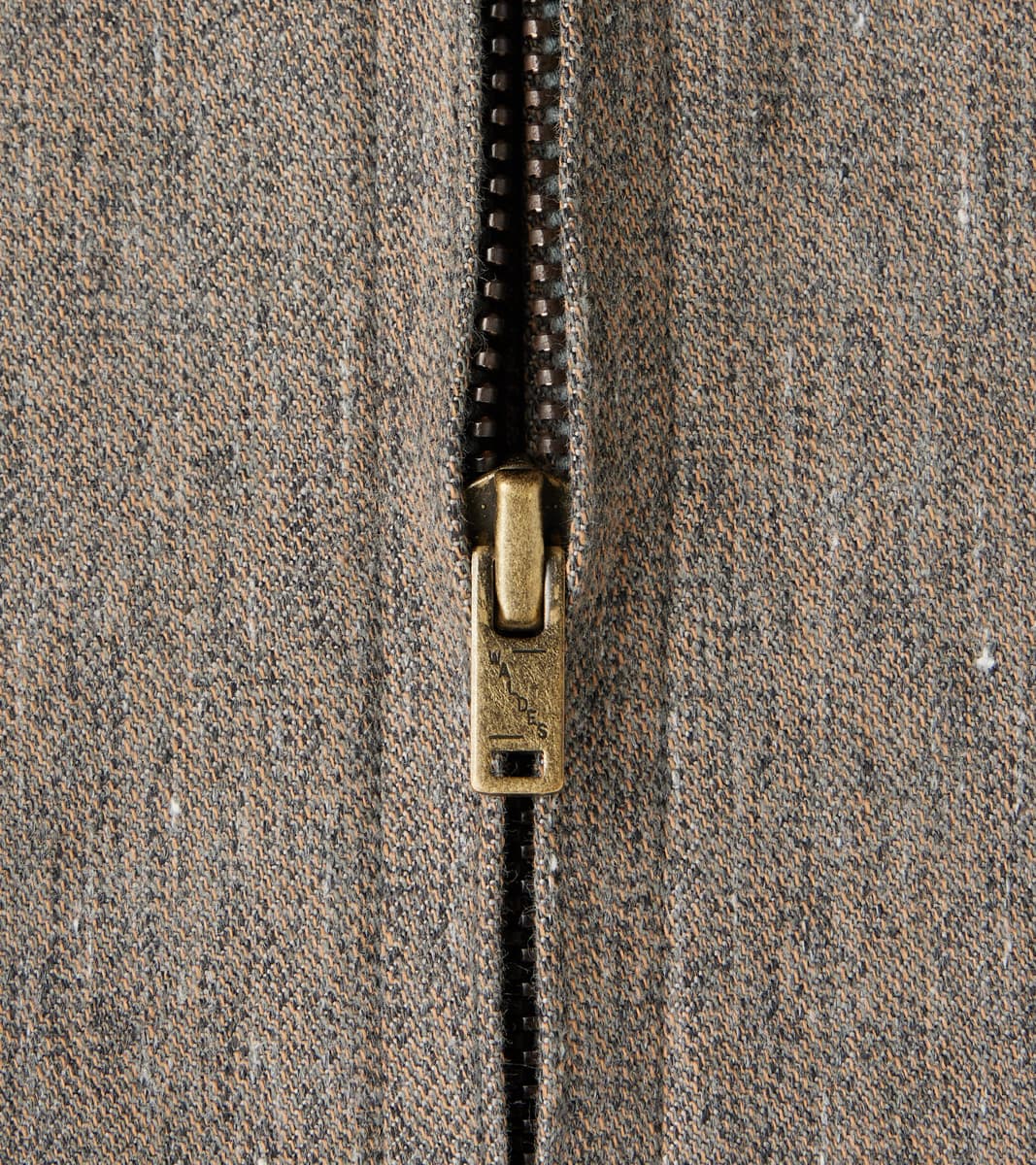 Lot. 330 US Letter Carrier Jacket - Kemonogasuri Cotton Twill - Melange Charcoal