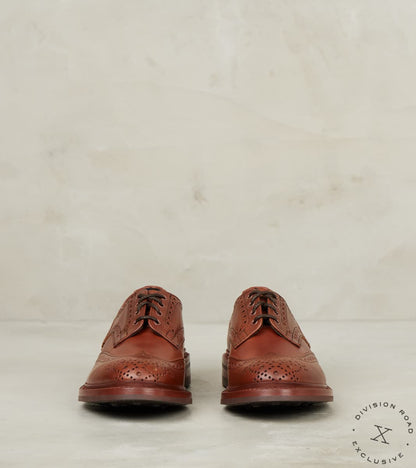 Bourton Brogue Derby - 4444 - Dainite - Tempesti Cuoio Elbamatt Liscio