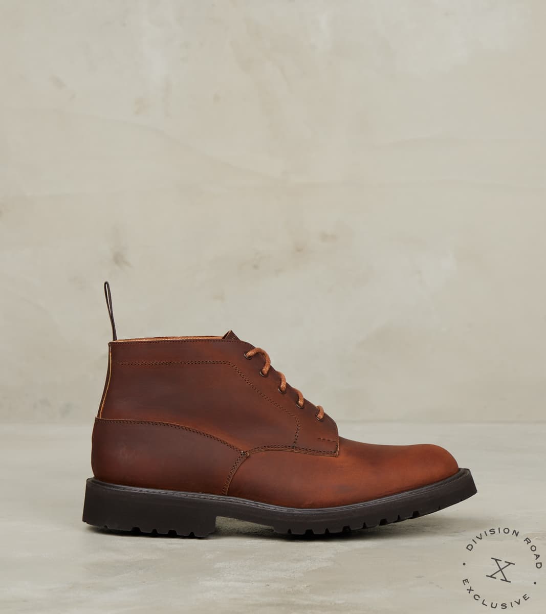 Tricker's x Division Road Monty Chukka - 4497 - Vibram Vi-Lite - Horween Dark Rus…