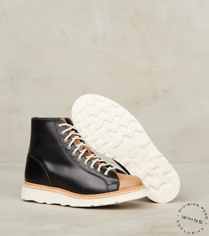 WMNs Super Monkey Boot - Horween Black & Natural CXL