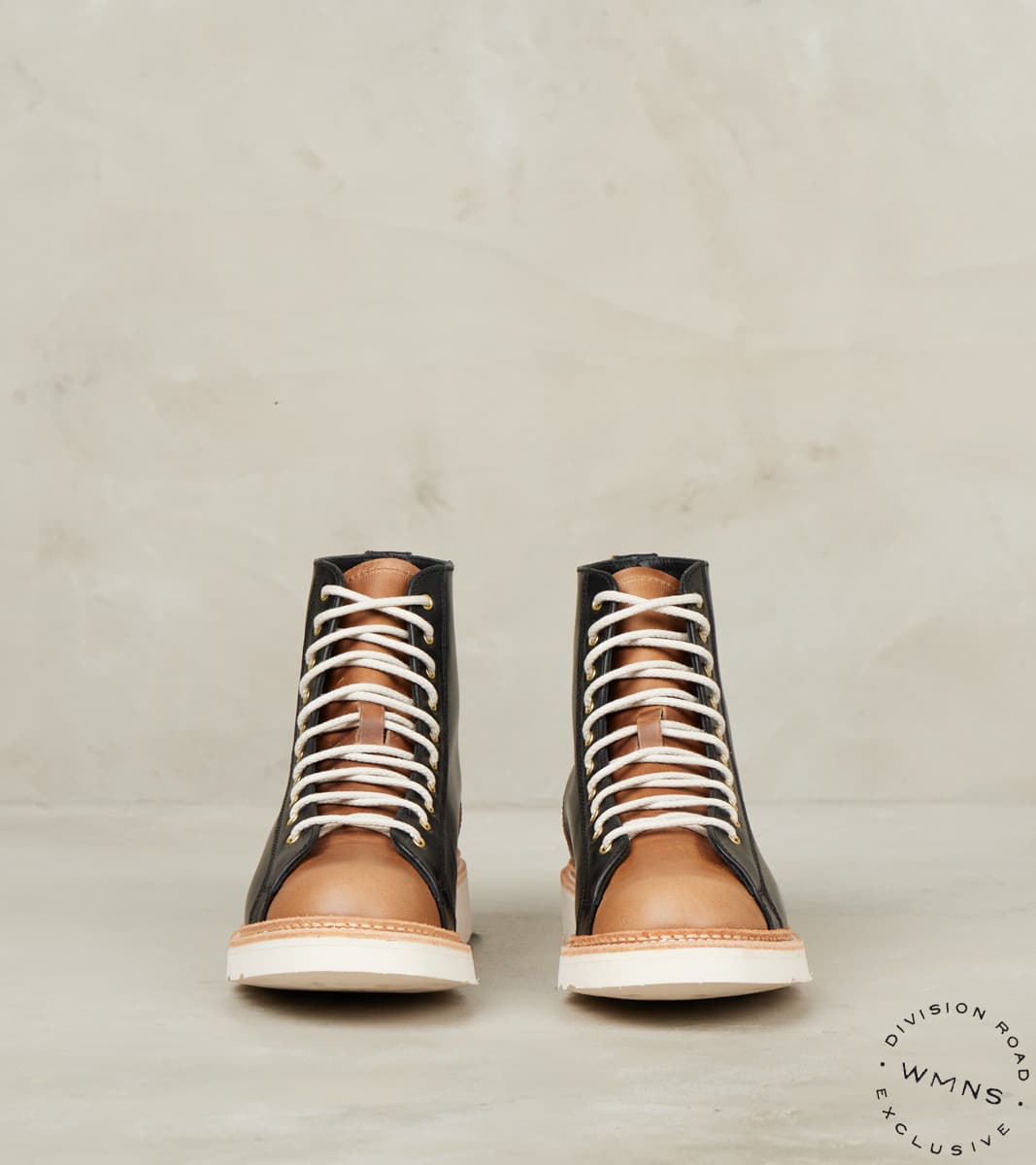 WMNs Super Monkey Boot - Horween Black & Natural CXL