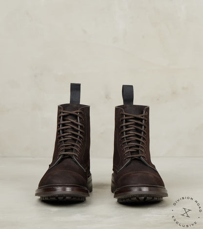 Churchill Boot - 4497 - Commando - CF Stead Ebony Waxed Kudu