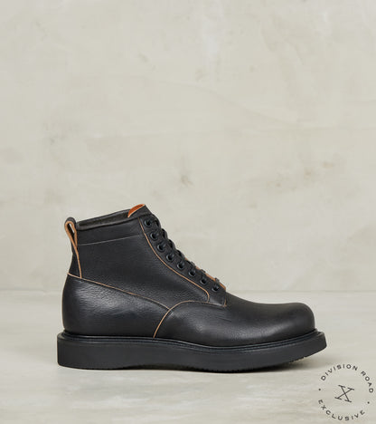 Viberg x Division Road Scout Boot - 2040 - Vibram 2021 - Horween Black Washed CXL