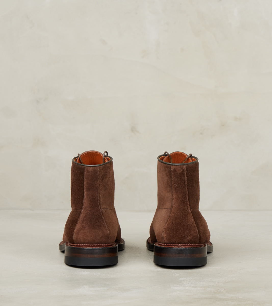 Navvy Boot - 1940 - Leather - CF Stead Sepia Janus Calf Suede