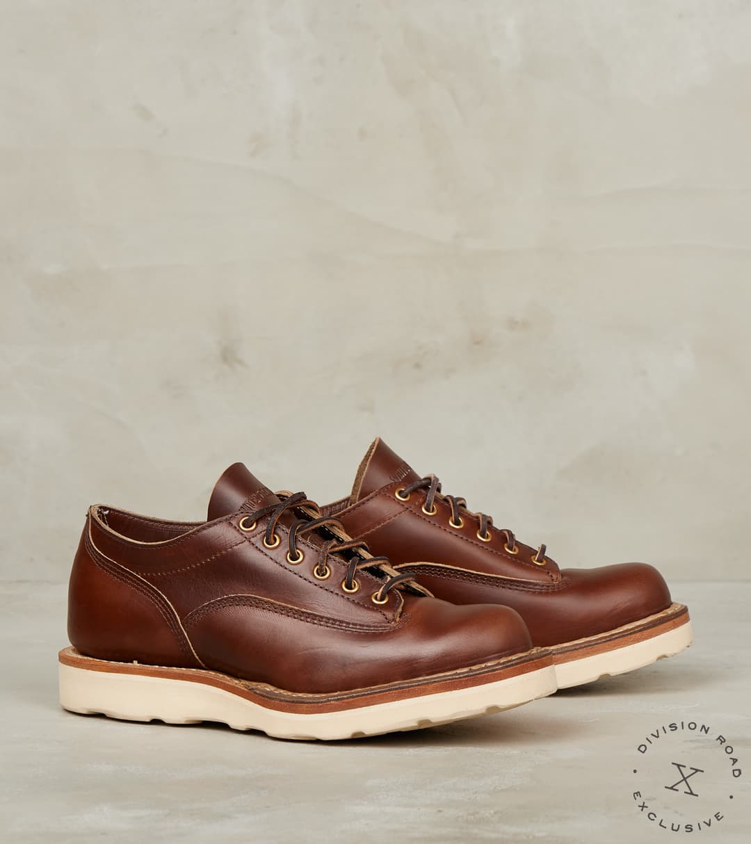White's x Division Road LTT Oxford 300 - C461 - Vibram 4014 - Horween British Tan…
