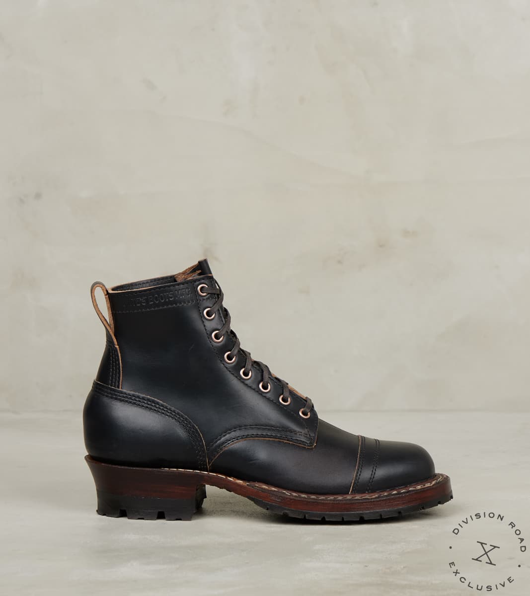 White's x Division Road Logger 350 - 55 - Split Commando - Black CXL