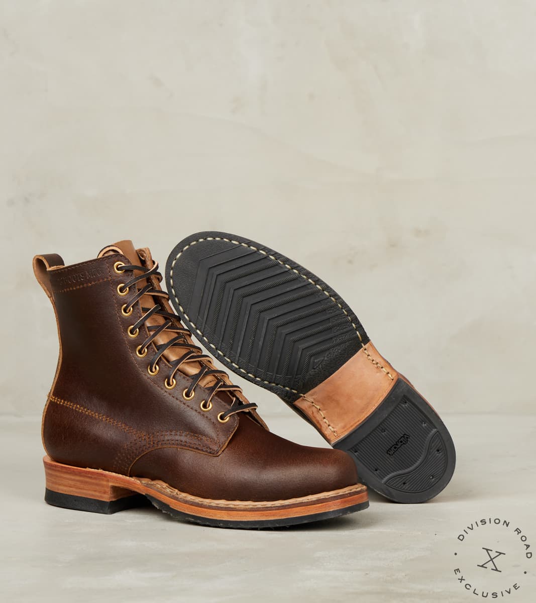 Semi-Dress 375 - 55 - Half Comp - Horween Cinnamon Waxed Flesh