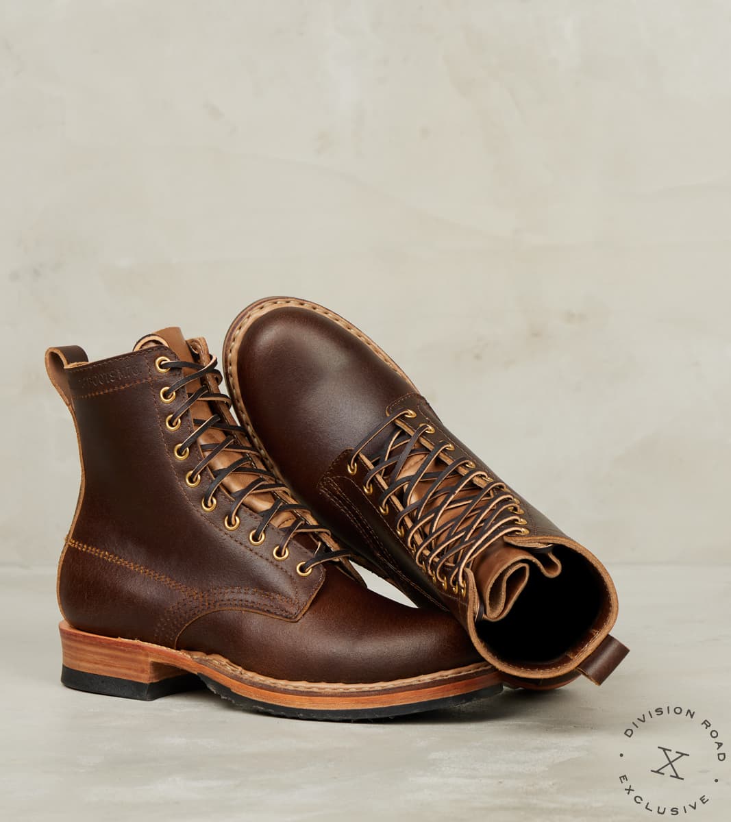 Semi-Dress 375 - 55 - Half Comp - Horween Cinnamon Waxed Flesh