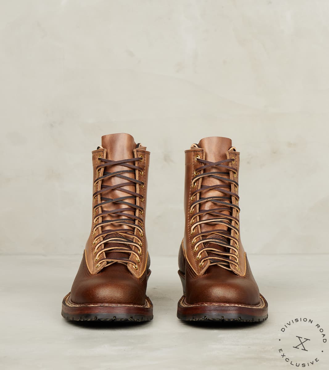 LTT Logger 375 - 55 - Split Commando - Horween Cinnamon Waxed Flesh & Natural CXL